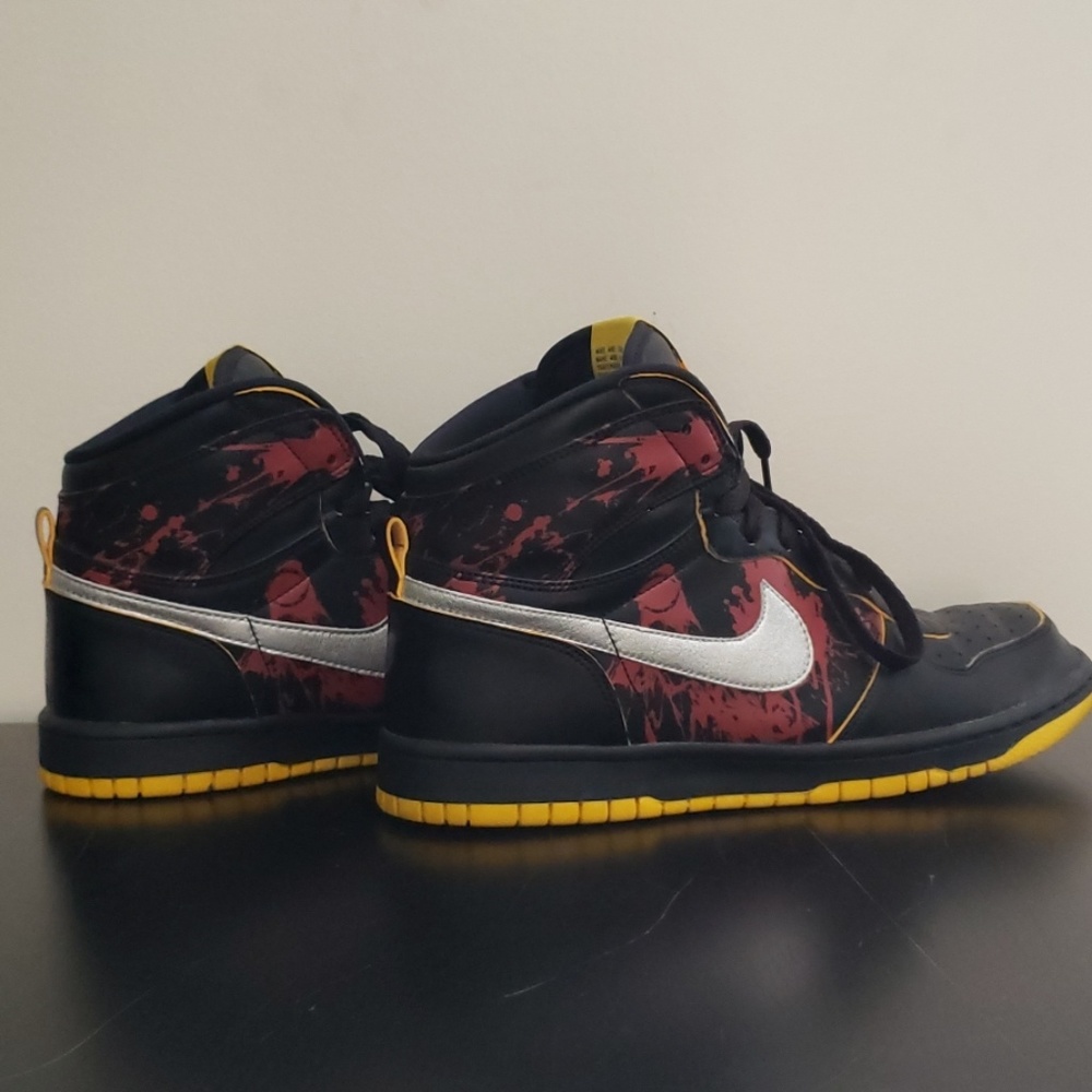 Nike Big High Black-silver-maize yellow KILL BILL